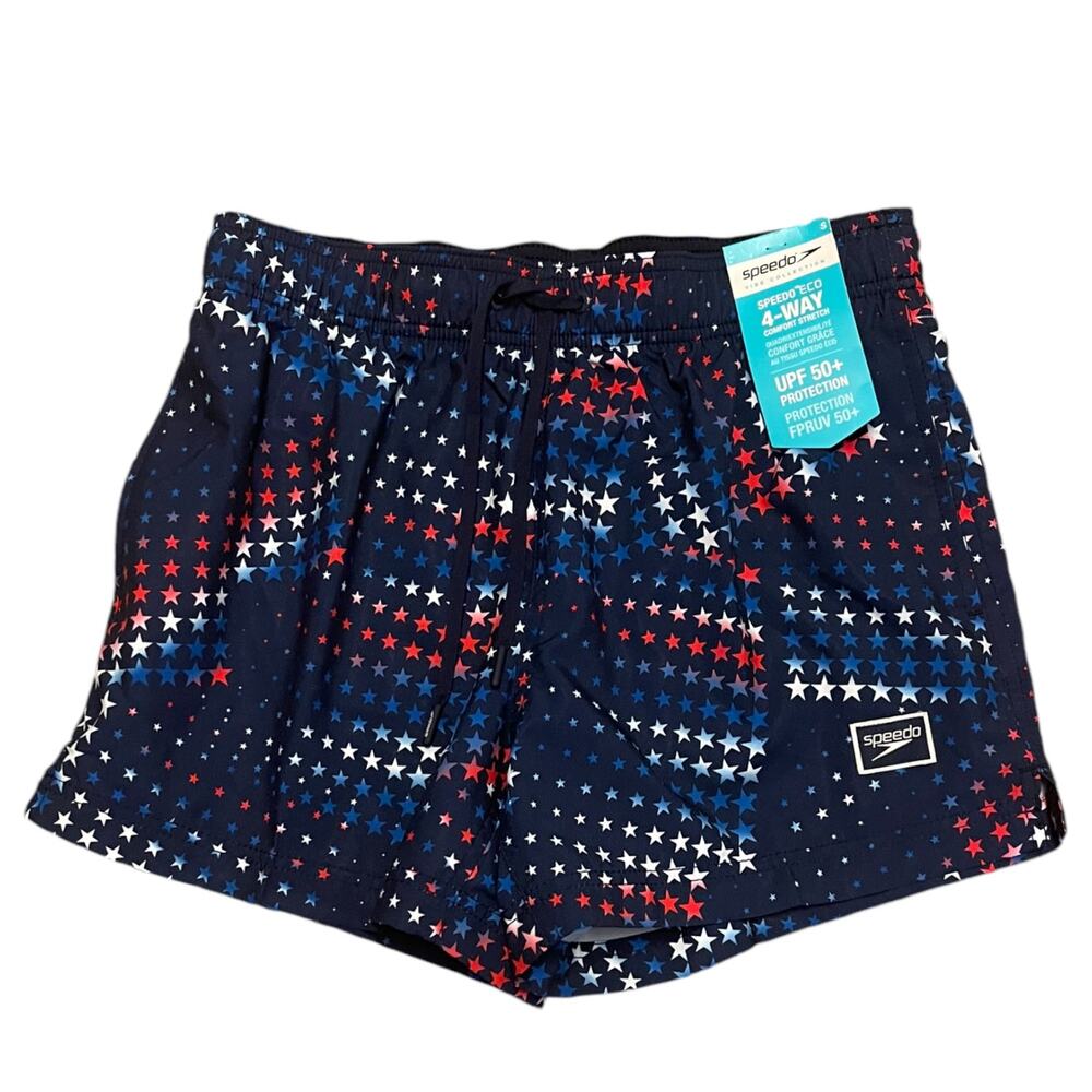 Speedo Vibe Collection 4 Way Comfort Stretch Swim Shorts Size Small